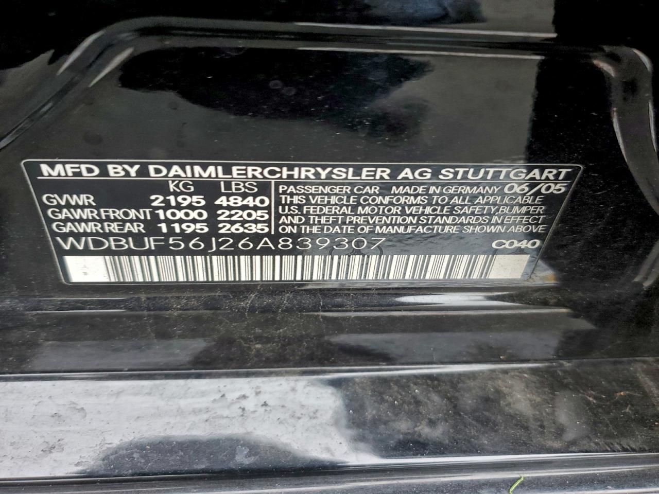 Lot #3309389973 2006 MERCEDES-BENZ E 350