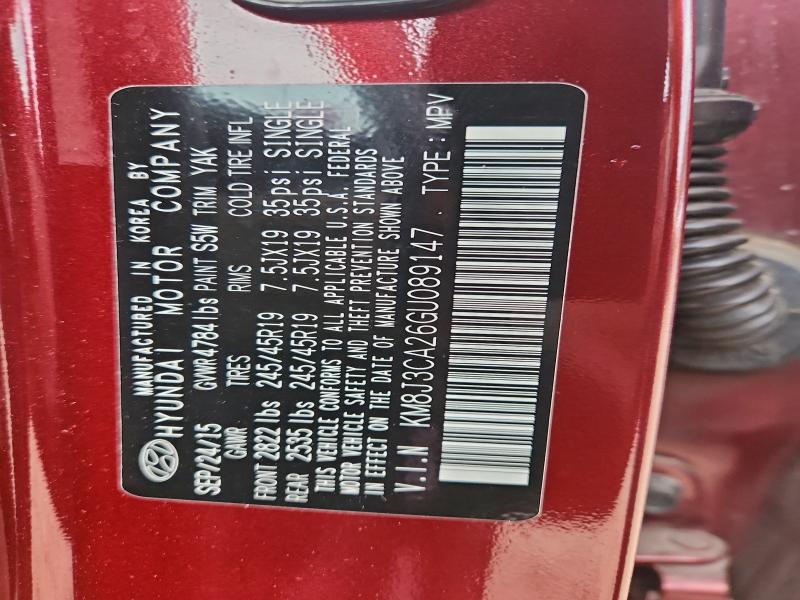 2016 HYUNDAI TUCSON LIM #3304584437