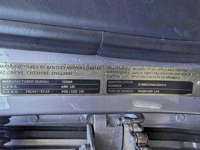 2006 BENTLEY CONTINENTA #3305390319