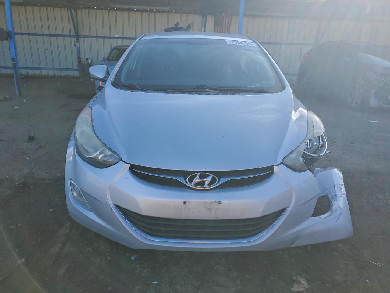 Lot #3315957085 2013 HYUNDAI ELANTRA GL