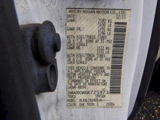 2016 NISSAN FRONTIER S #3312490632