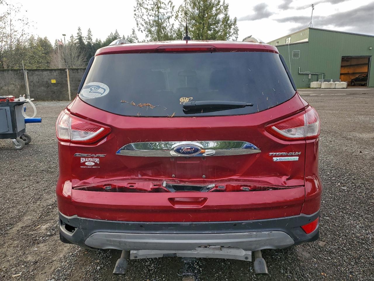 Lot #3316081292 2014 FORD ESCAPE TIT