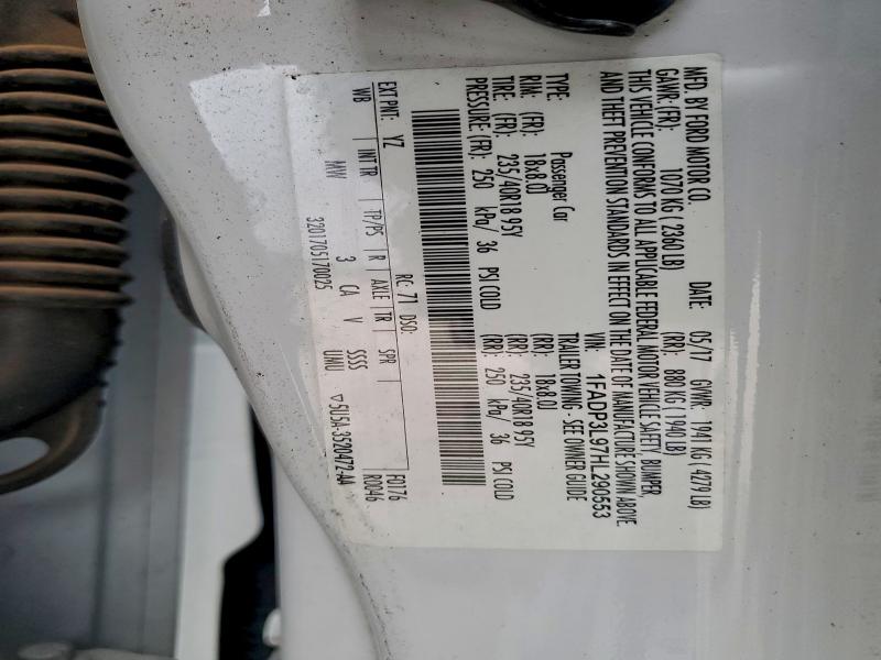 2017 FORD FOCUS ST #3312455609