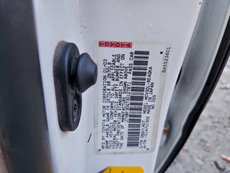 2003 LEXUS ES 300 #3305303372