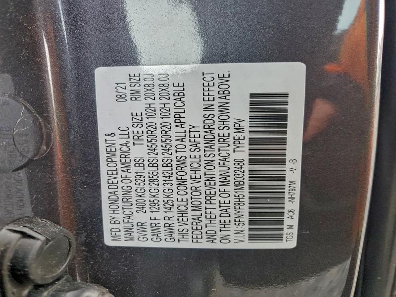 2021 HONDA PASSPORT E #3302964621