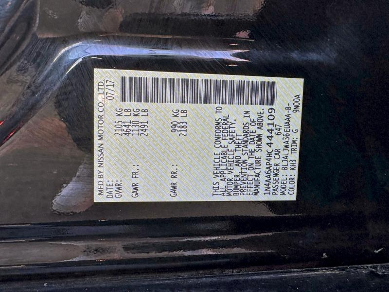 2017 NISSAN MAXIMA 3.5 #3305011973