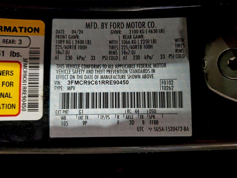 2024 FORD BRONCO SPO #3309555567