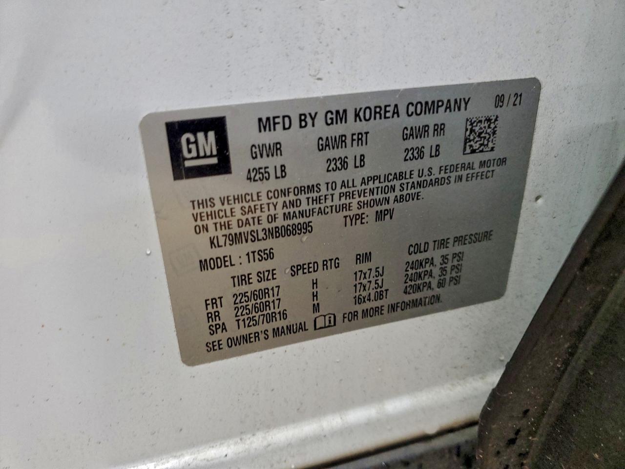 CHEVROLET TRAILBLAZER ACTIV