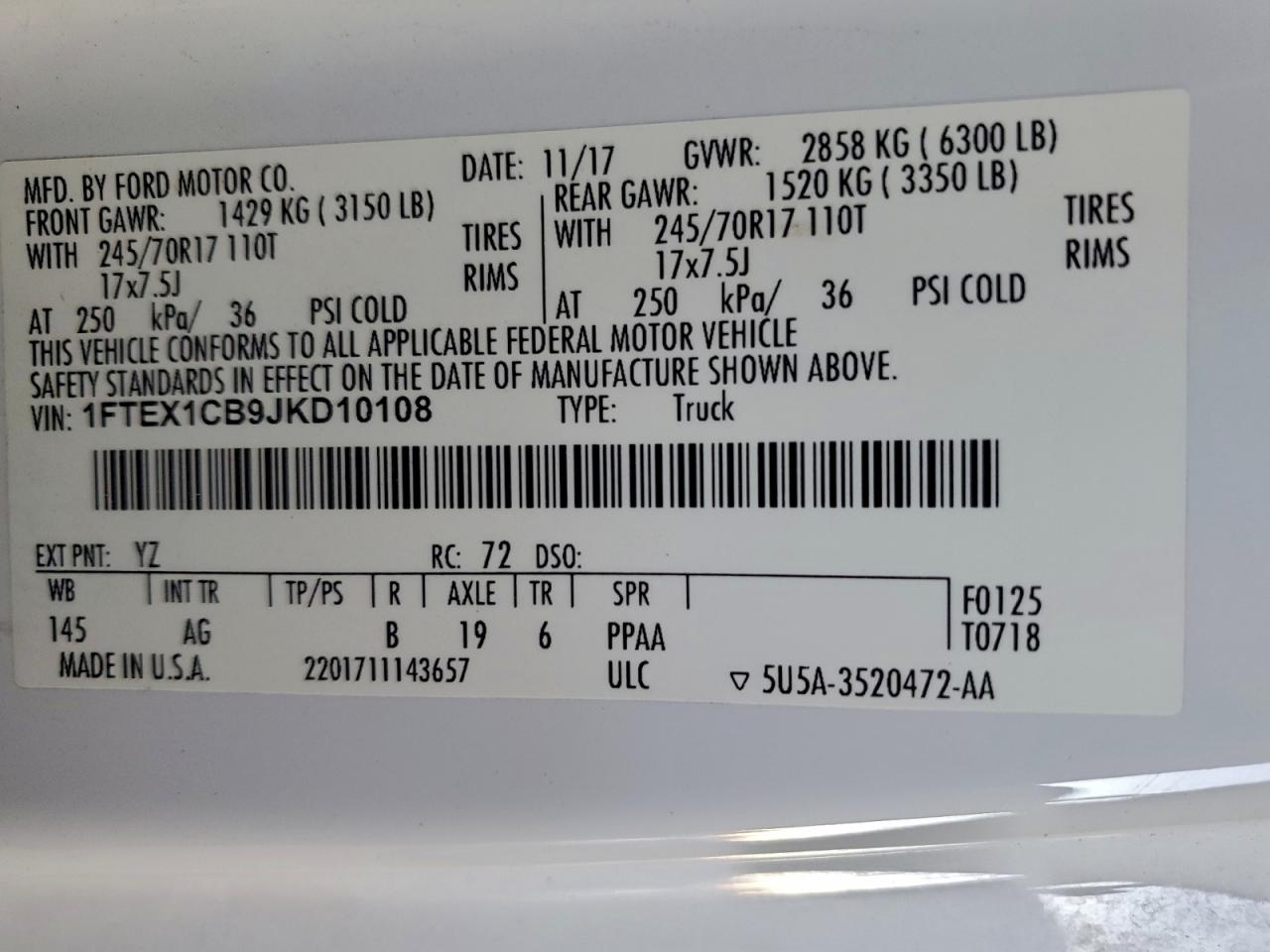 FORD F-150 SUPER CAB