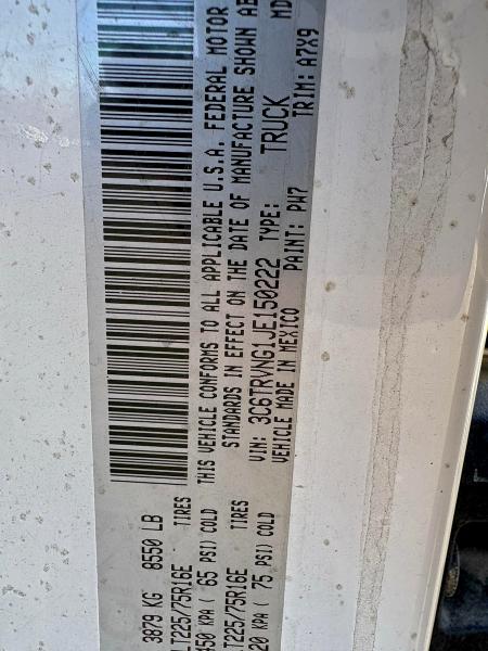 2018 RAM PROMASTER #3303902692