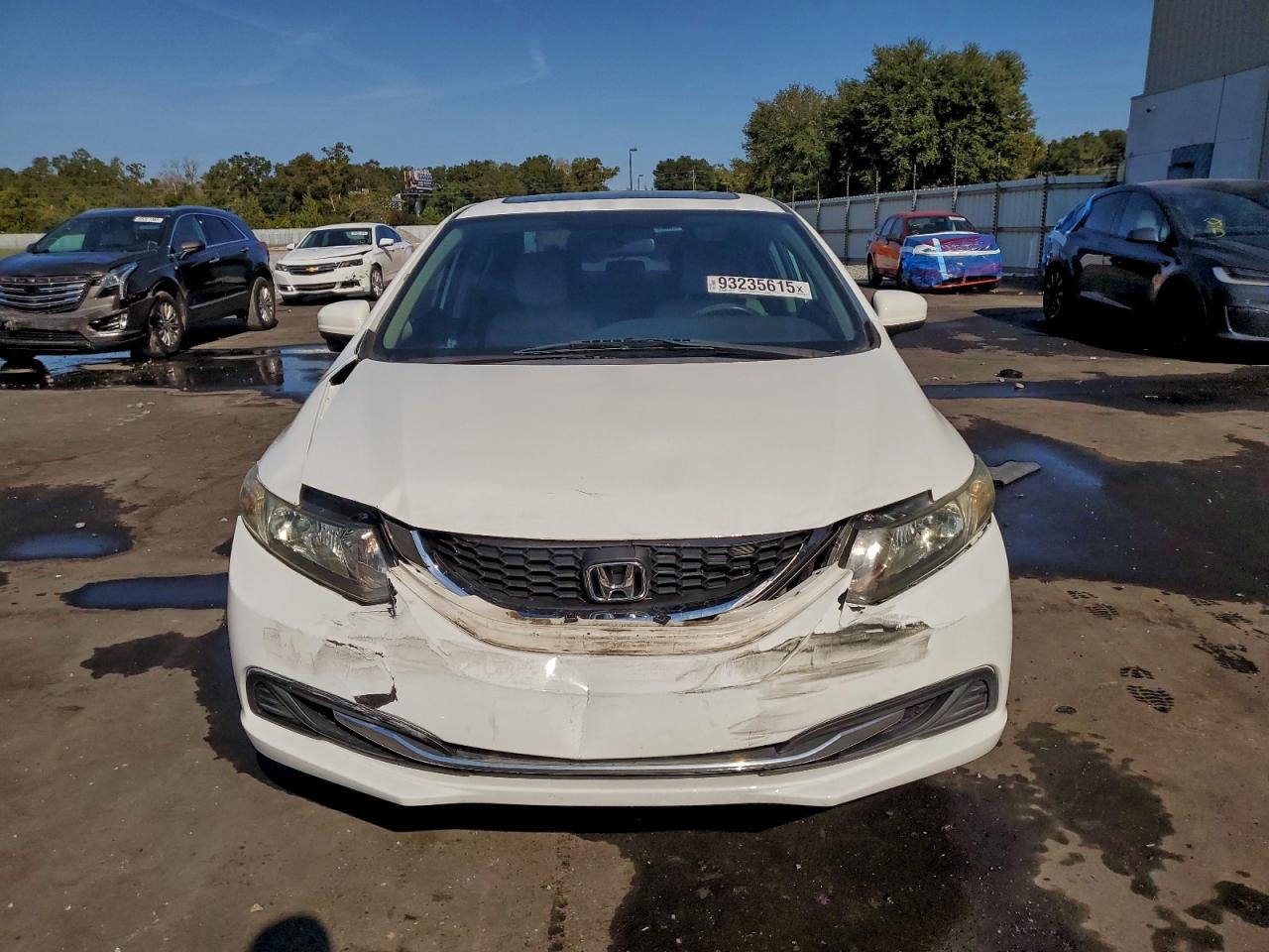 Lot #3317631527 2014 HONDA CIVIC EX
