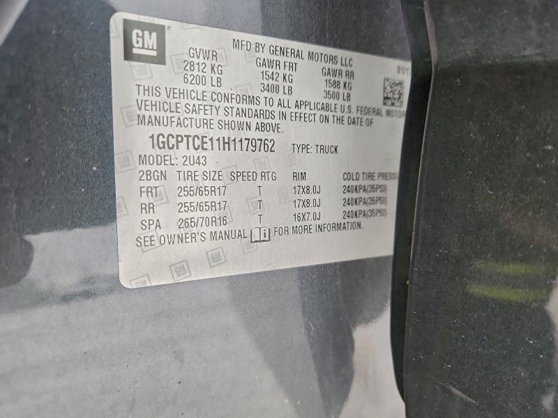 2017 CHEVROLET COLORADO L #3311469348