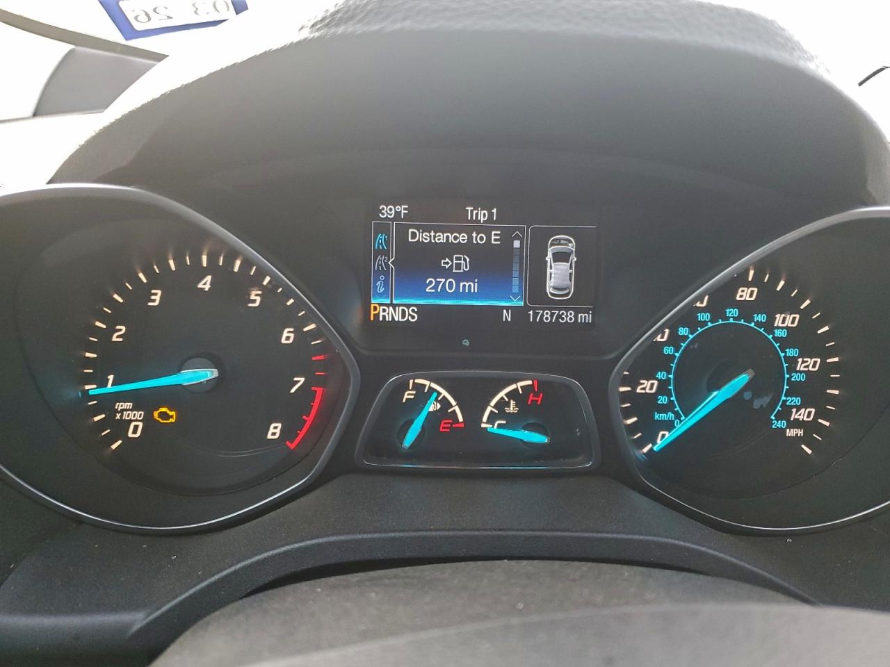 Lot #3317921911 2016 FORD ESCAPE SE