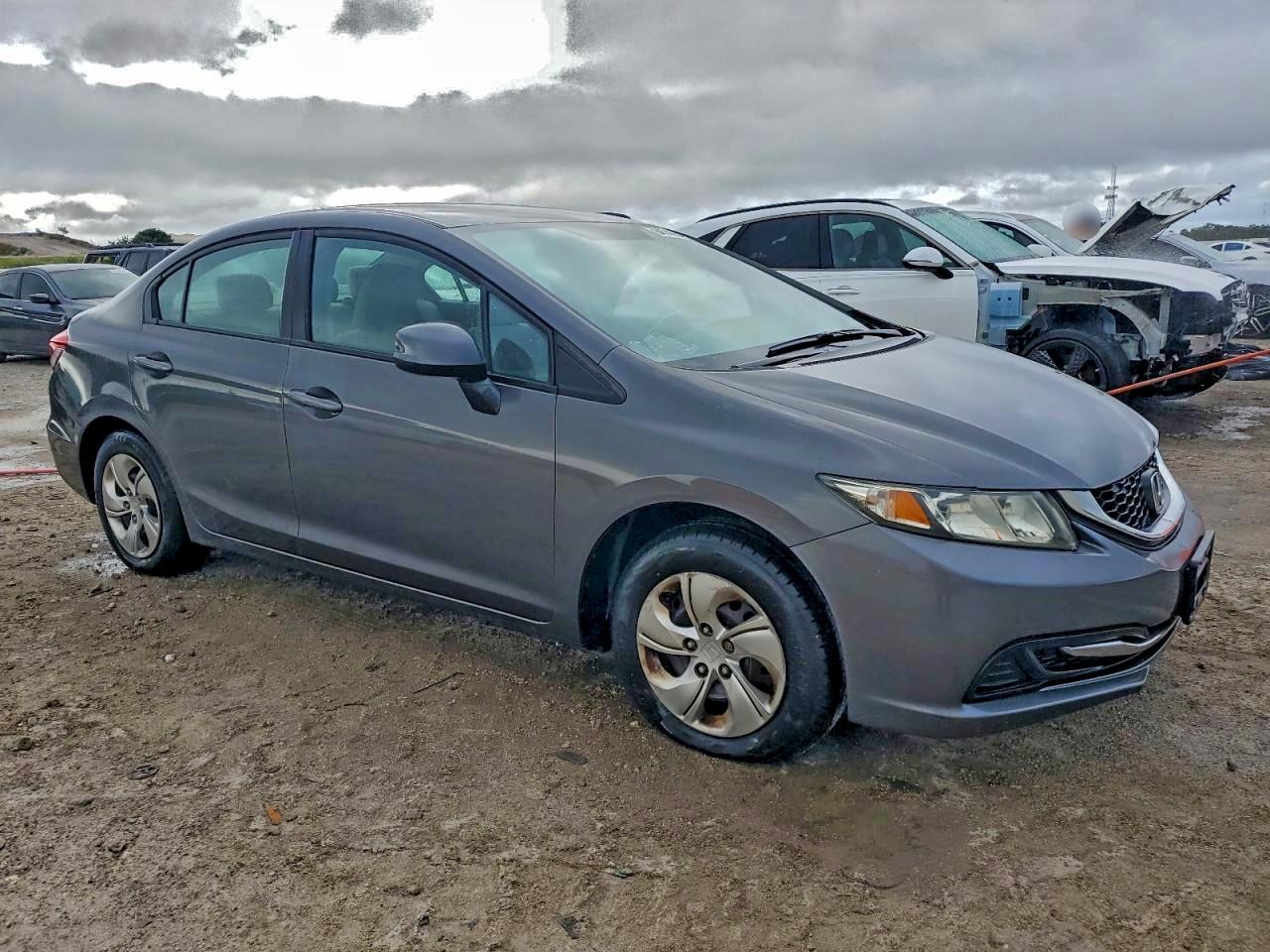 Lot #3302683040 2013 HONDA CIVIC LX