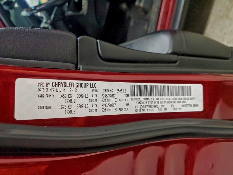 2014 JEEP GRAND CHER #3317004252