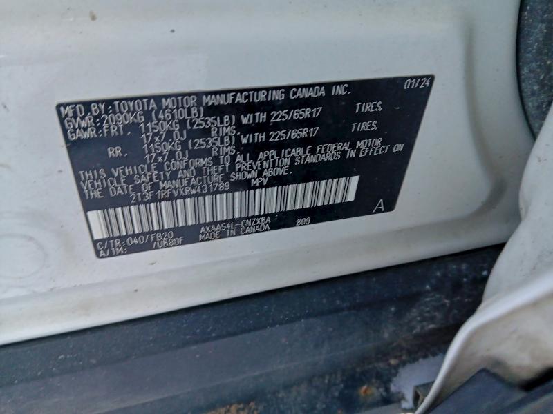 2024 TOYOTA RAV4 LE #3315791401