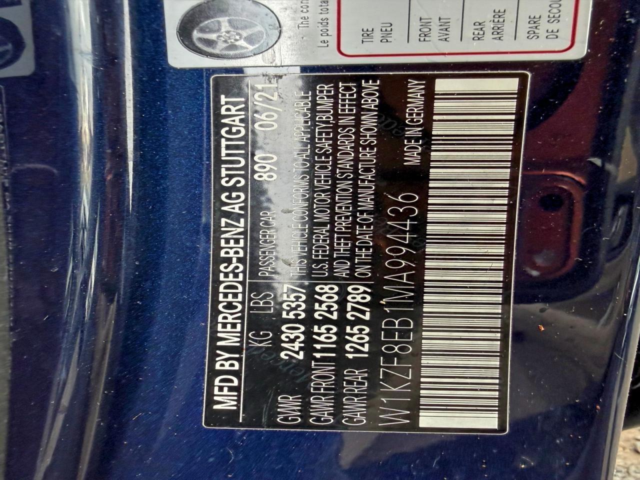 Lot #3312393125 2021 MERCEDES-BENZ E 350 4MAT