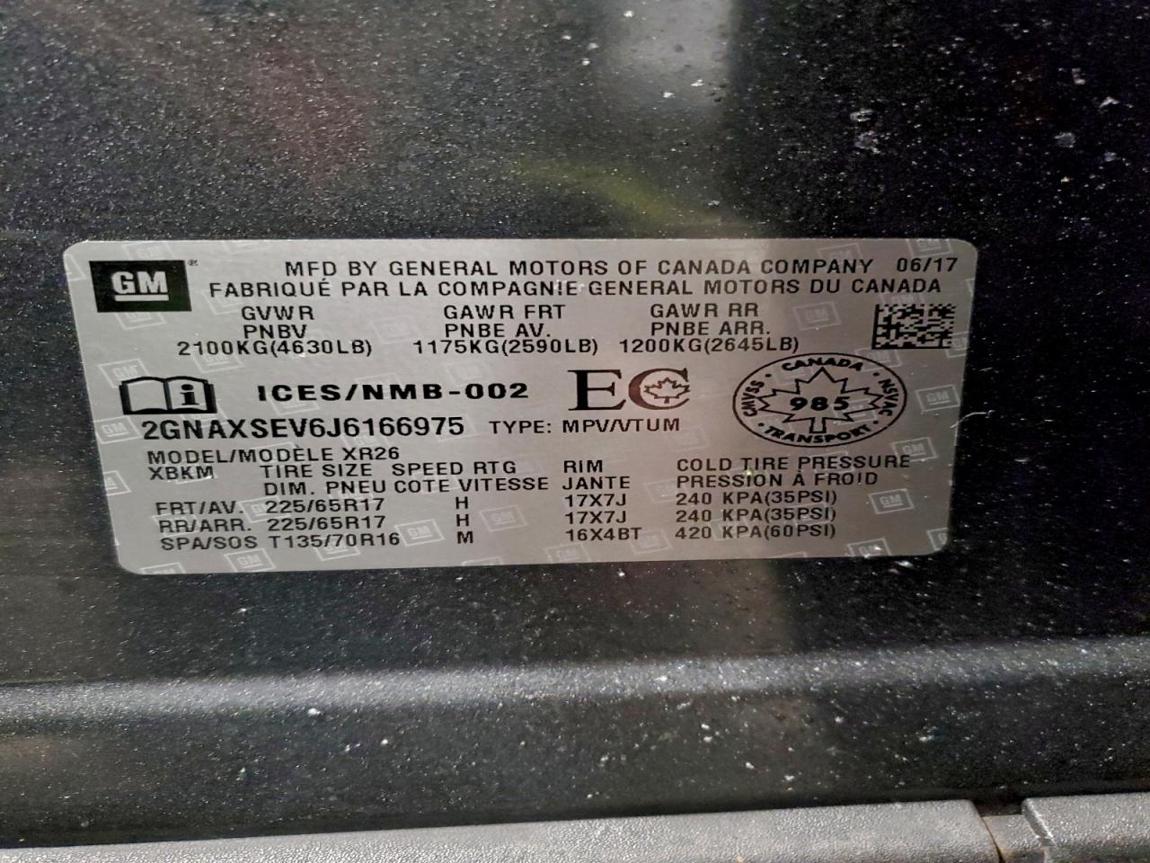 CHEVROLET EQUINOX LT