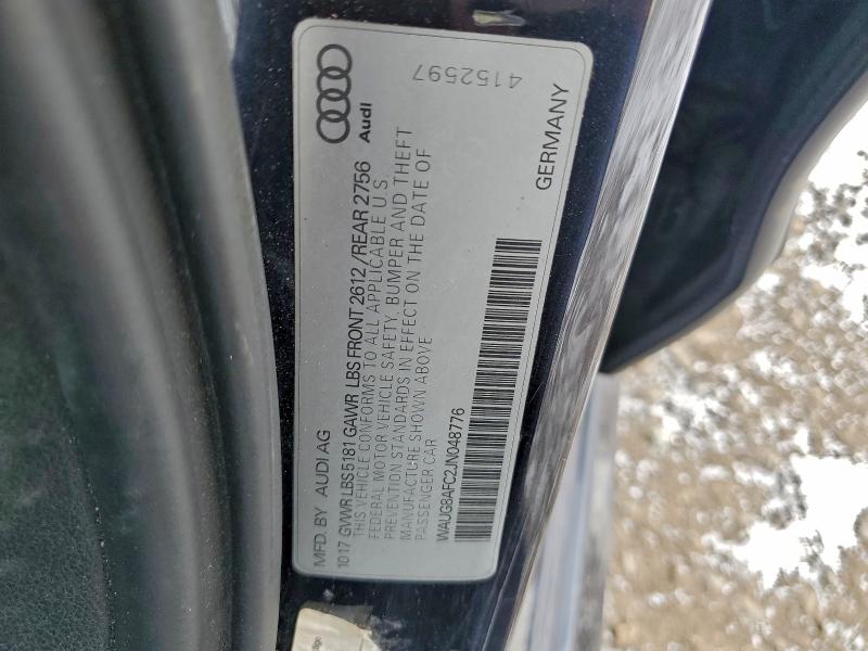 2018 AUDI A6 PREMIUM #3316584486
