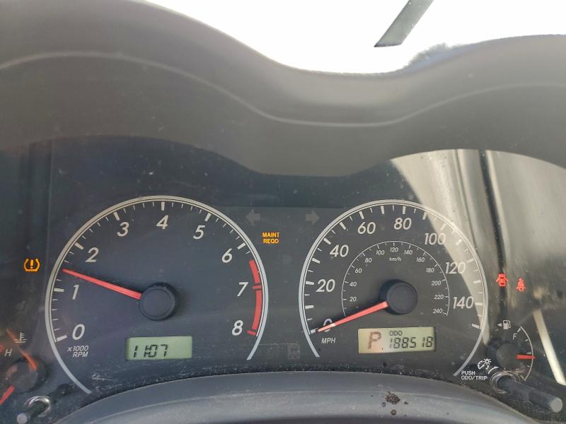 2009 TOYOTA COROLLA BA #3304577447