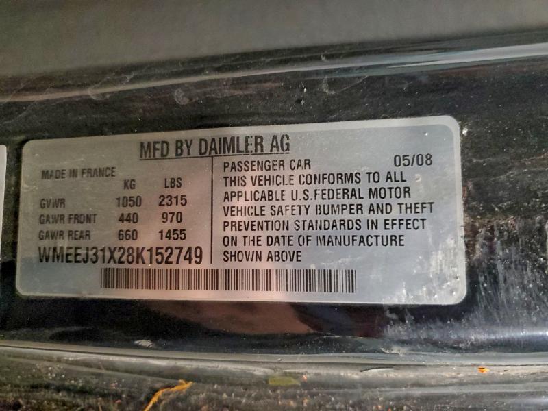 2008 SMART FORTWO PUR #3318882938