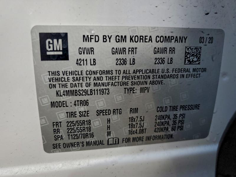 2020 BUICK ENCORE GX #3311550273