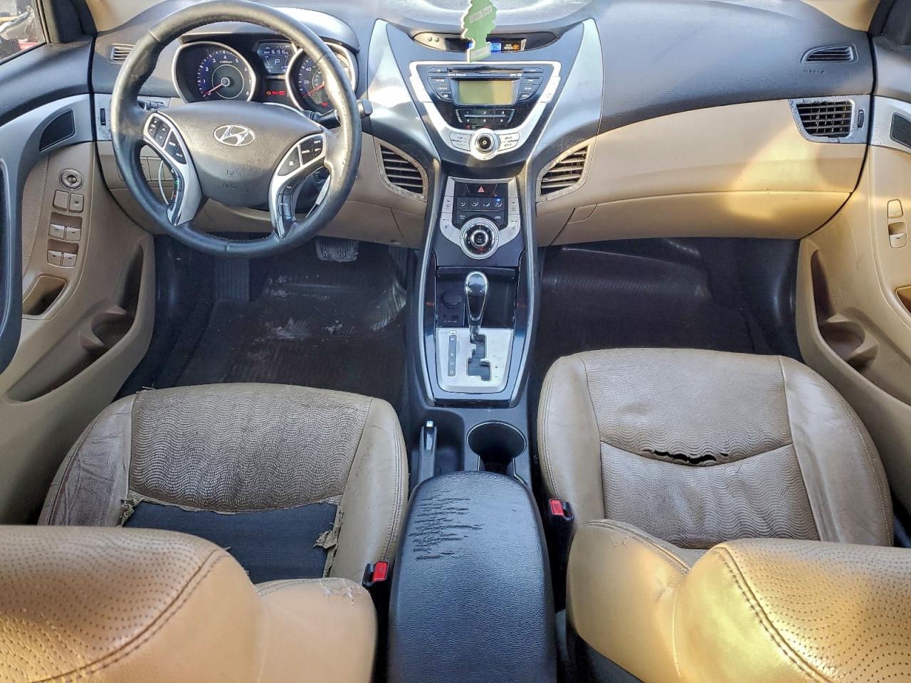 Lot #3315888141 2012 HYUNDAI ELANTRA GL