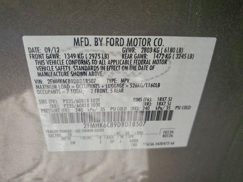 2013 FORD FLEX SEL #3316878116