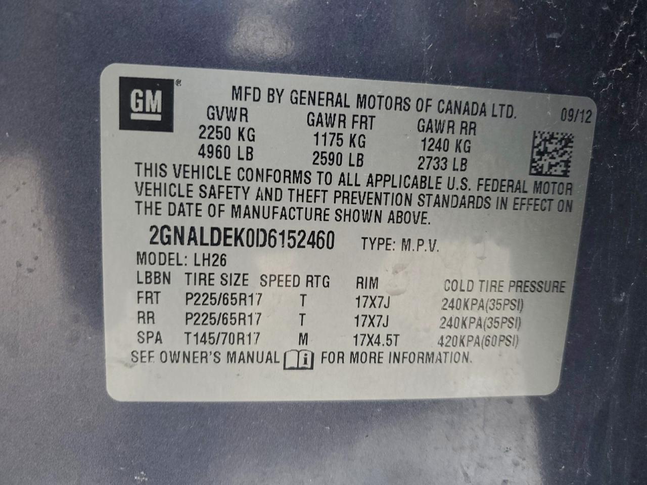 CHEVROLET EQUINOX LT