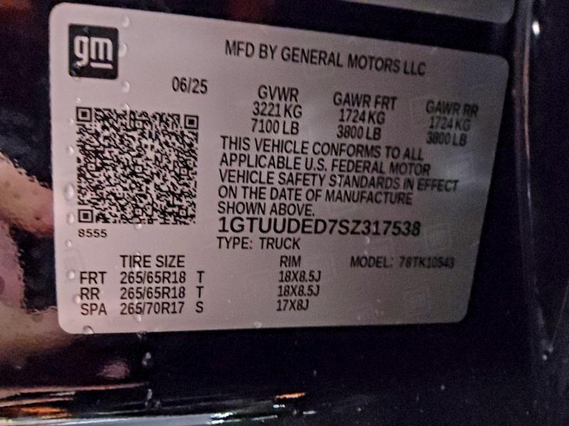 2025 GMC SIERRA K15 #3305427468