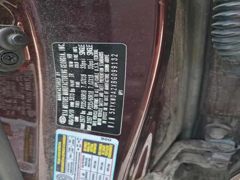 2011 KIA SORENTO SX #3318874037