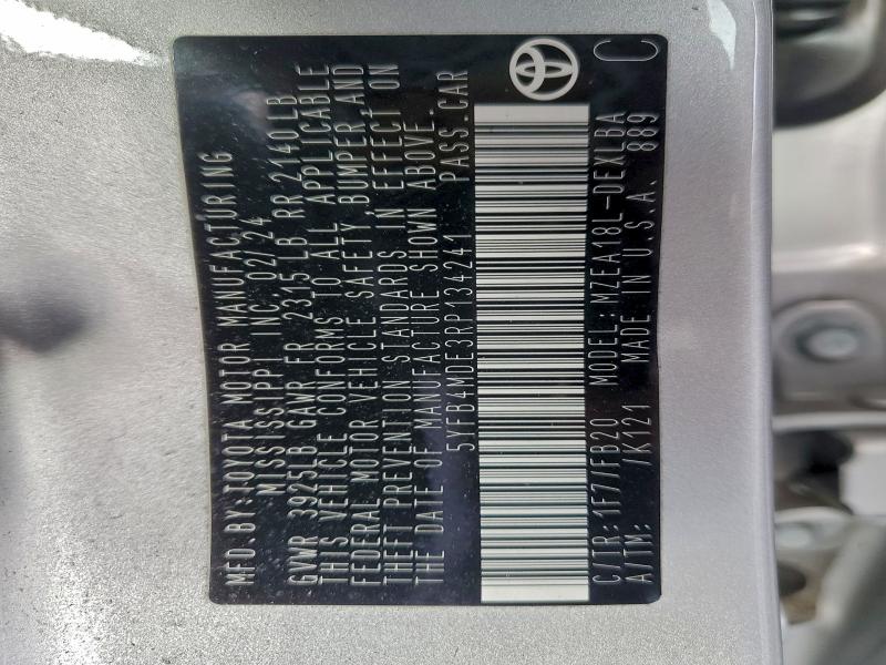 2024 TOYOTA COROLLA LE #3312396128