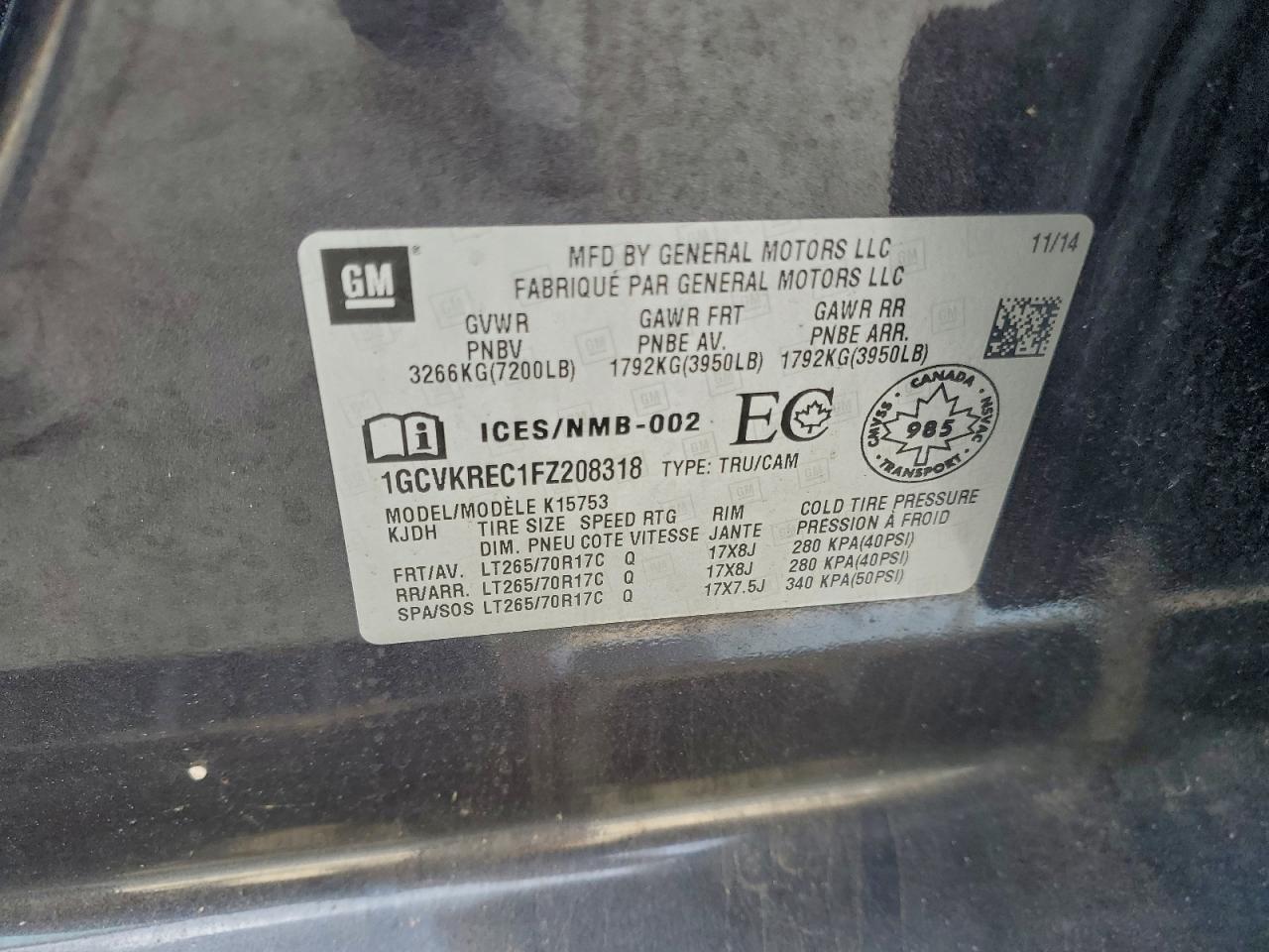 CHEVROLET SILVERADO K1500 LT