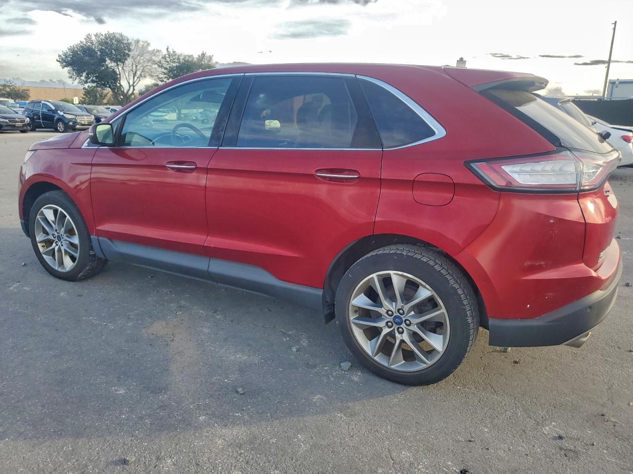 Lot #3318896952 2018 FORD EDGE TITAN