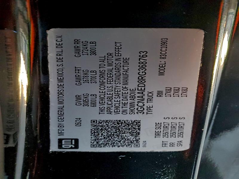 2024 CHEVROLET SILVERADO #3309364013