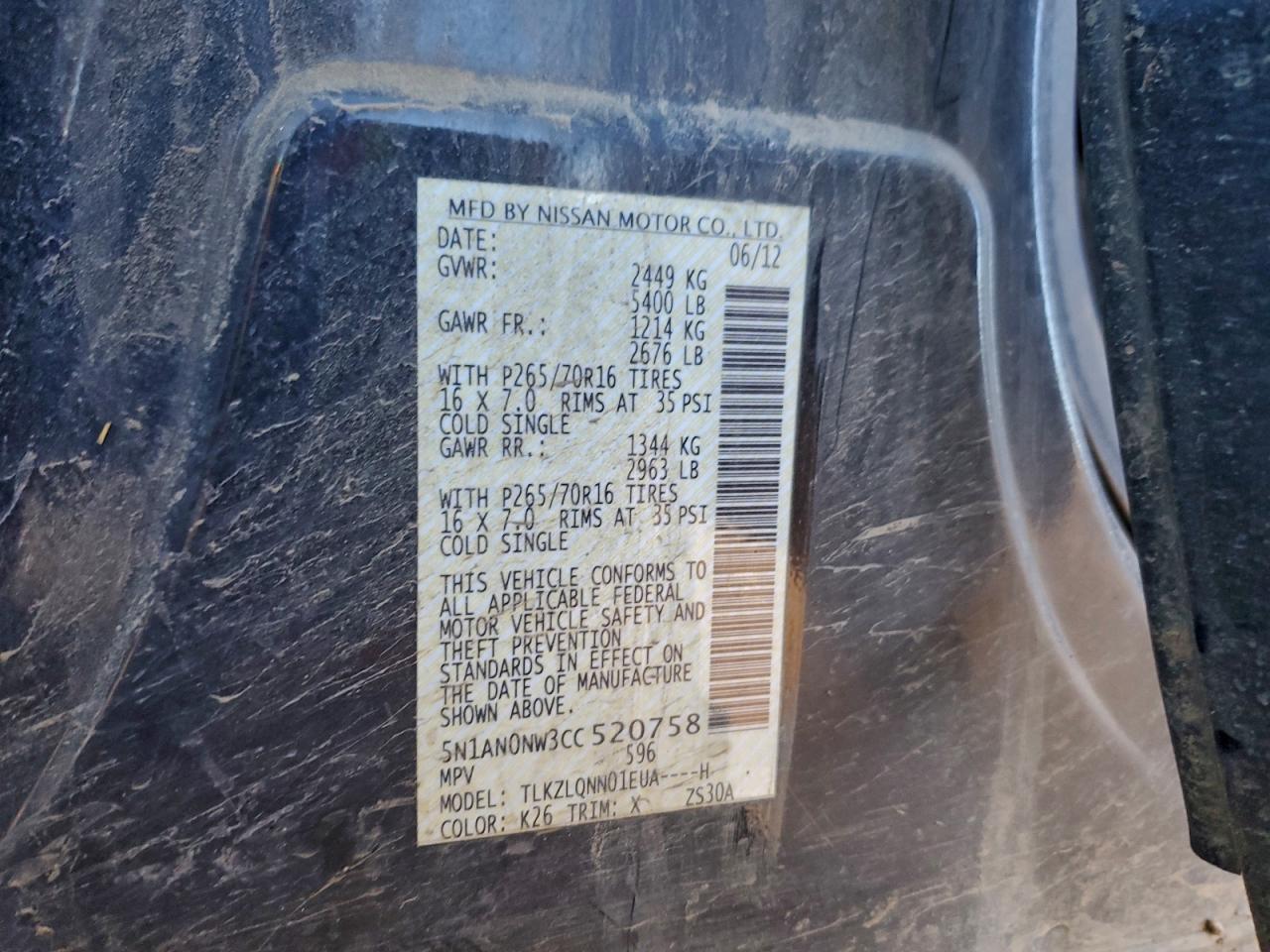 NISSAN XTERRA OFF ROAD