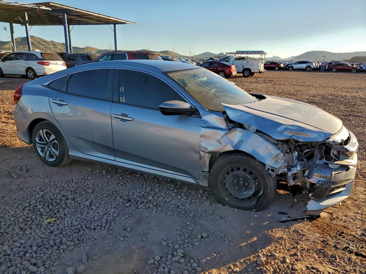 Lot #3311750746 2018 HONDA CIVIC LX