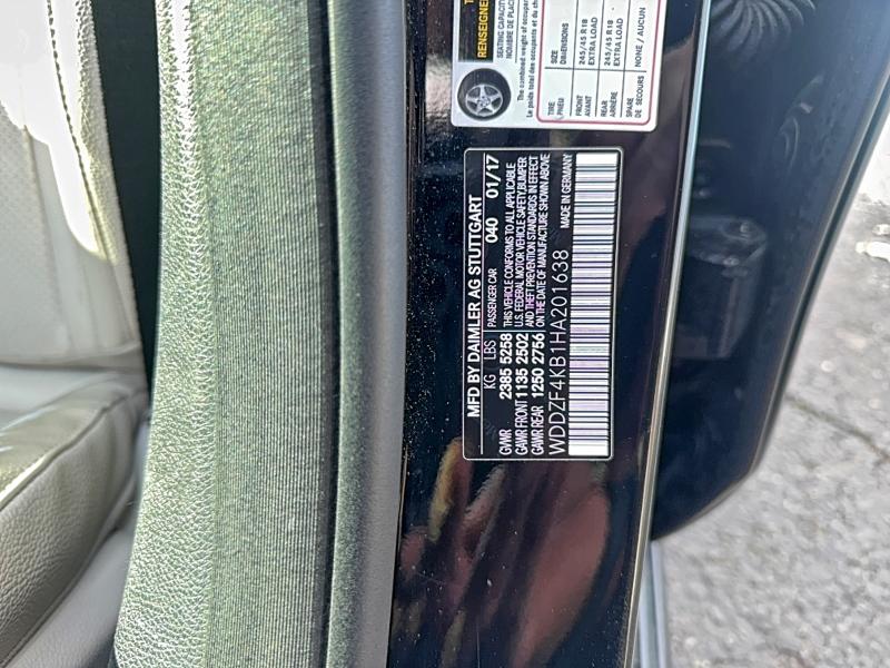 2017 MERCEDES-BENZ E 300 4MAT #3304668905