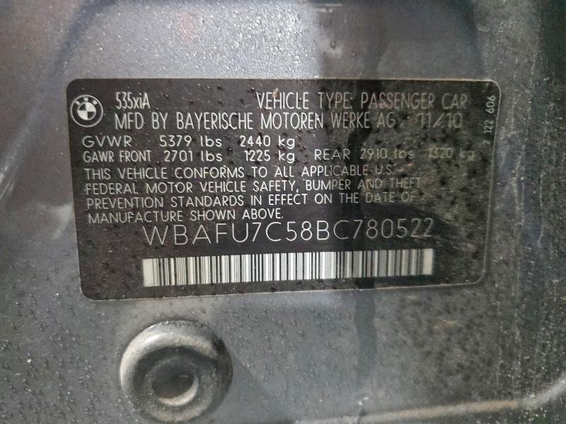 2011 BMW 535 XI #3309551560