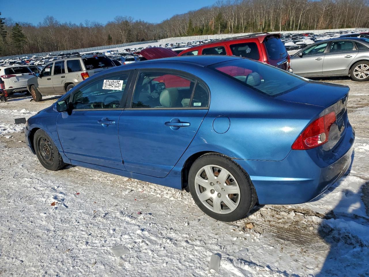 Lot #3316803423 2007 HONDA CIVIC LX