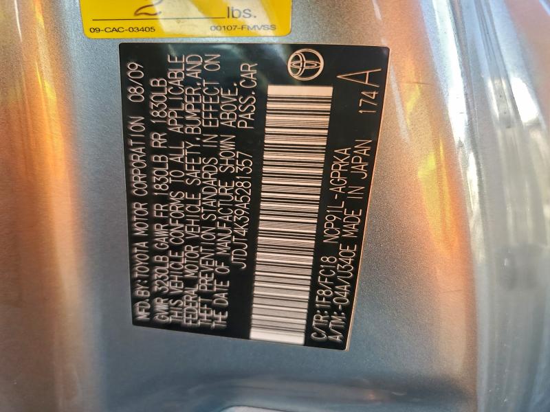 2010 TOYOTA YARIS #3318729956