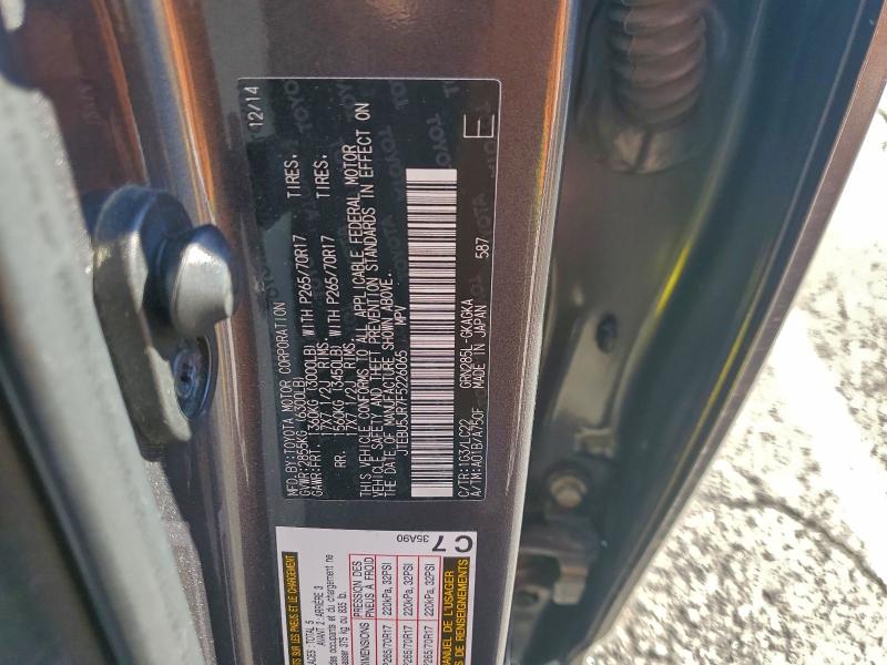 2015 TOYOTA 4RUNNER SR #3304684903