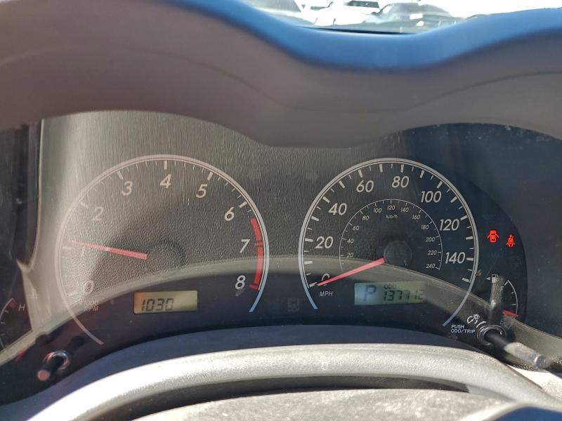 2009 TOYOTA COROLLA BA #3305474097