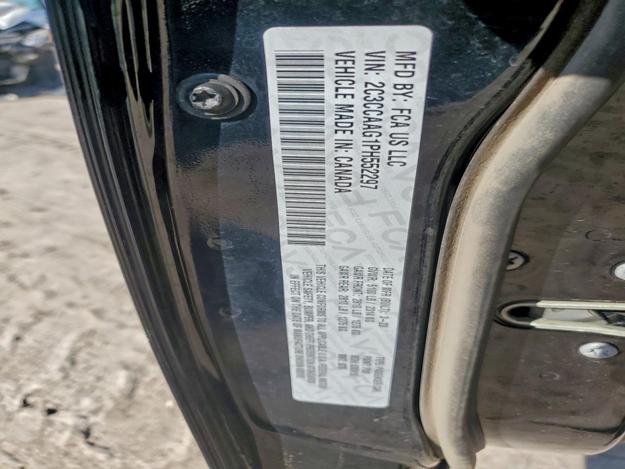 Lot #3310468103 2023 CHRYSLER 300 TOURIN