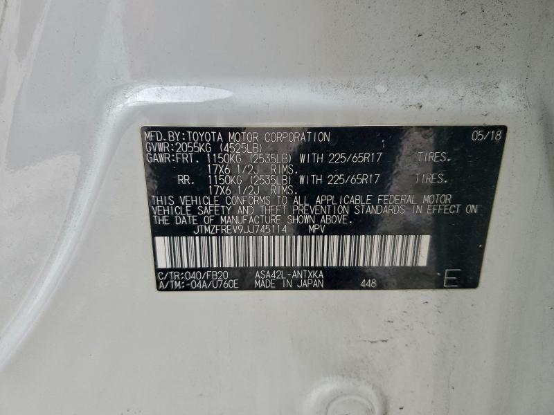 2018 TOYOTA RAV4 LE #3305598104