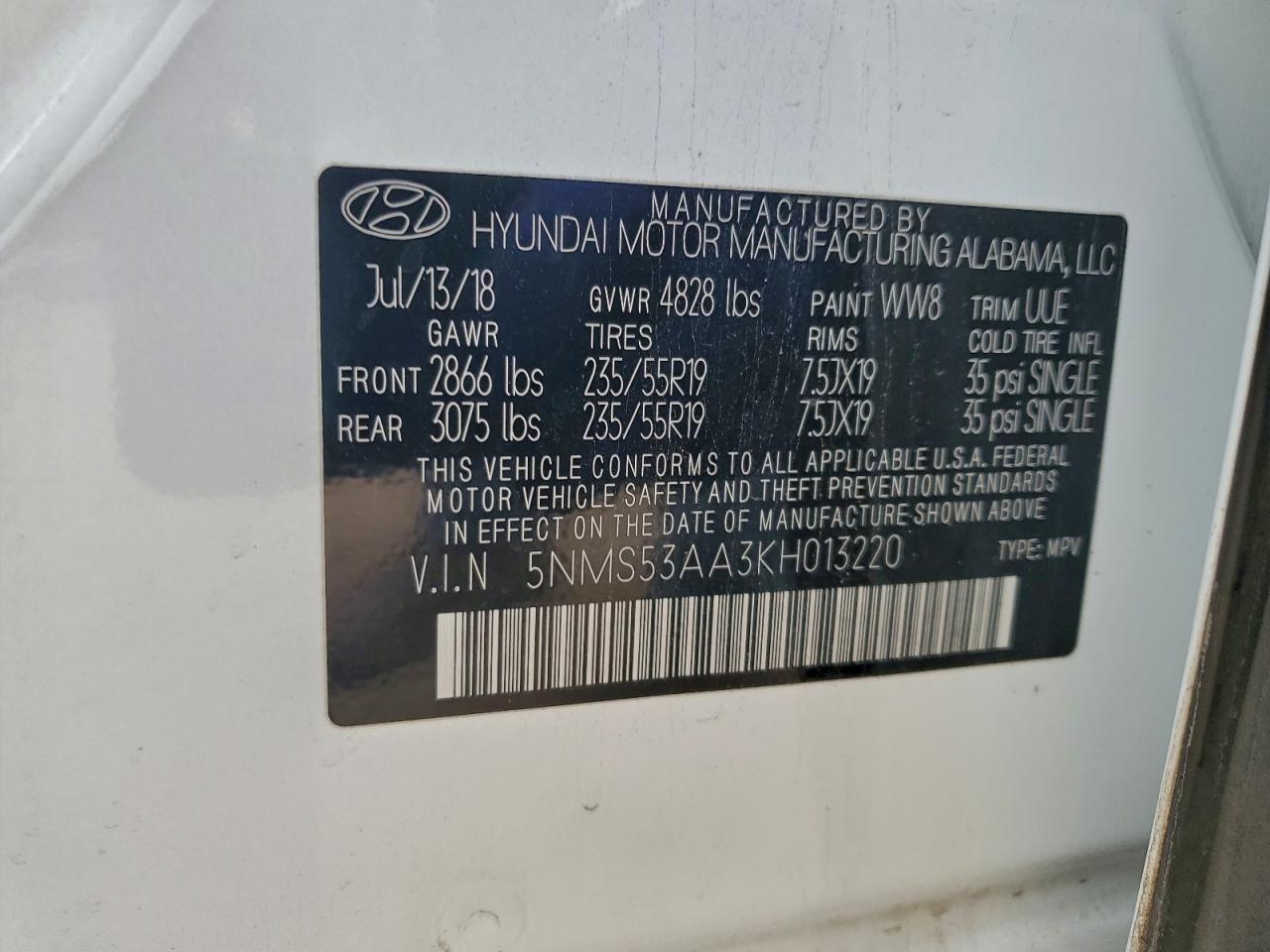 HYUNDAI SANTA FE LIMITED