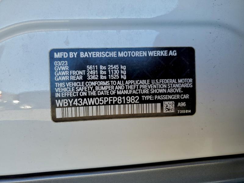 2023 BMW I4 EDRIVE #3308200294