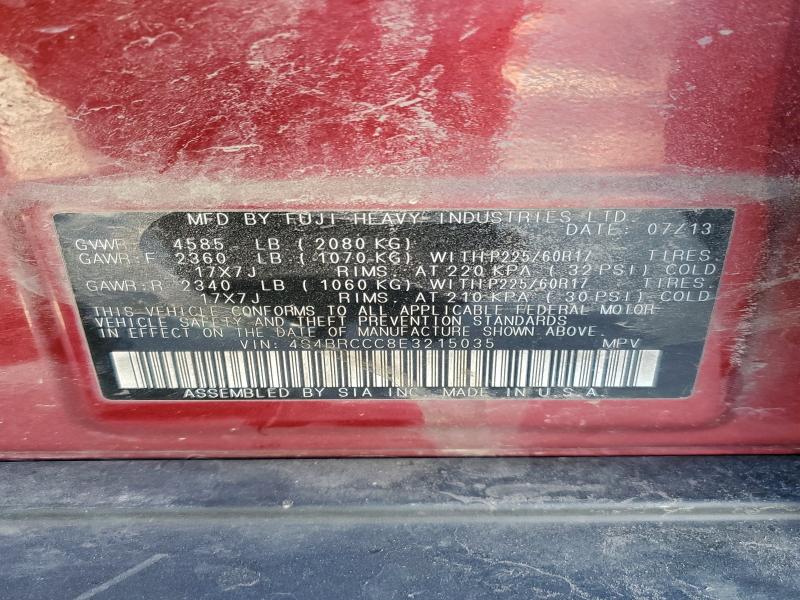 2014 SUBARU OUTBACK 2. #3317835206