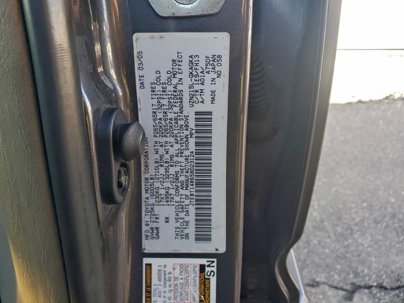 2005 TOYOTA 4RUNNER SR #3304555453