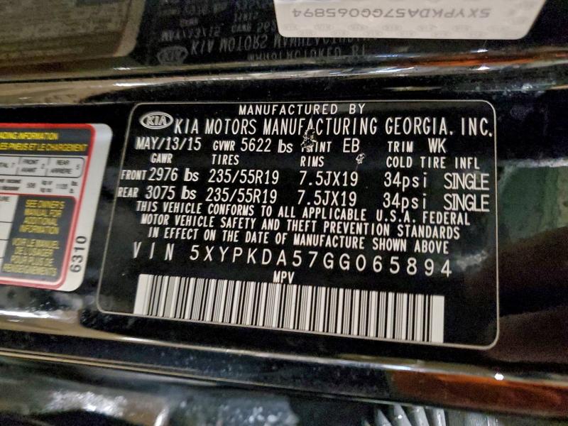 2016 KIA SORENTO SX #3303775425